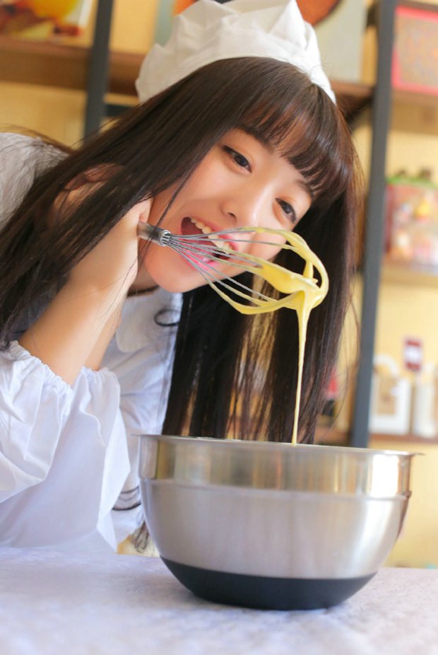 可爱吃货甜品小厨娘女生图片