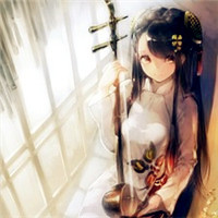二次元卡通旗袍美女头像