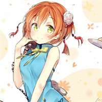二次元卡通旗袍美女头像
