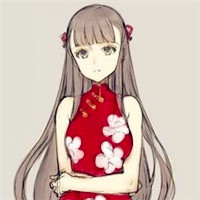 二次元卡通旗袍美女头像