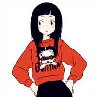 卡通姐妹头像两张一对