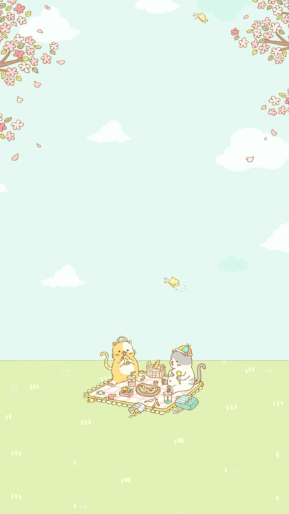 韩系卡通图片手机背景