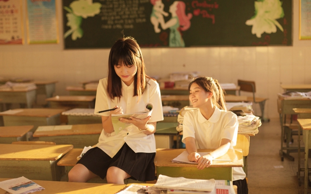 清新校园闺蜜姐妹女生图片