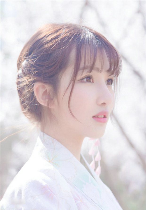 唯美娇嫩和服女生照片