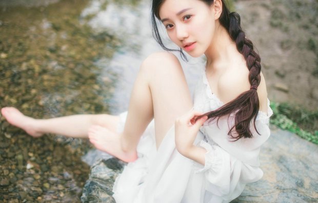 可爱萌妹子小清新女生图片