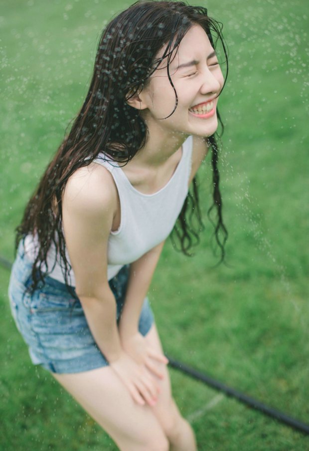 可爱萌妹子小清新女生图片