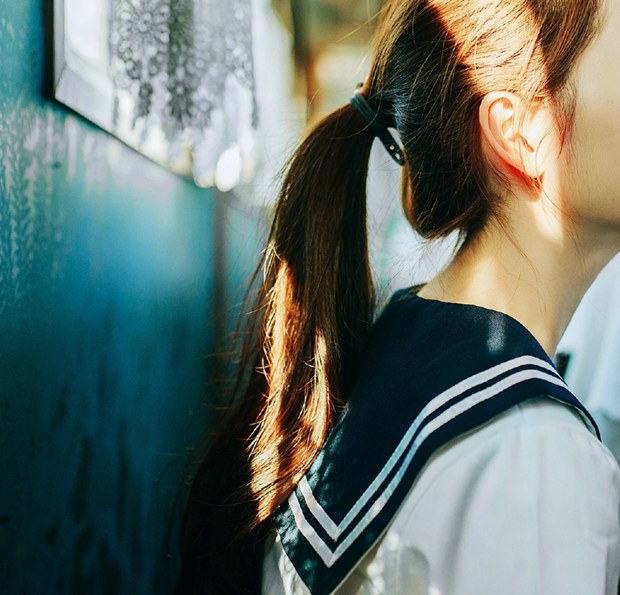 漂亮清新校园美女照片