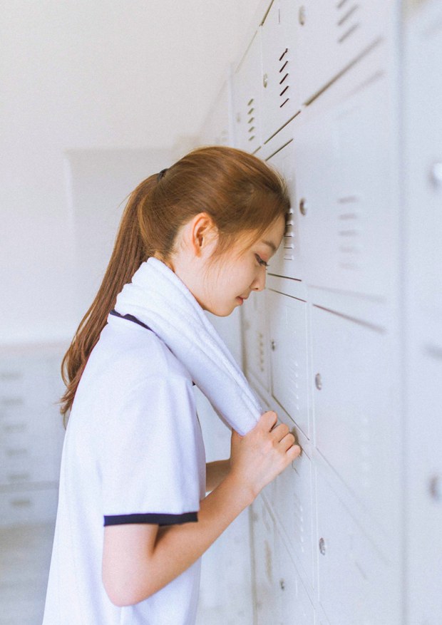 爱笑阳光元气美女图片
