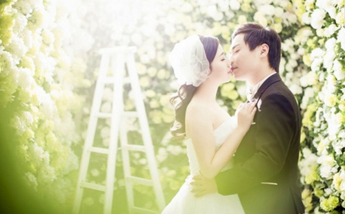 浪漫唯美结婚婚纱摄影照片