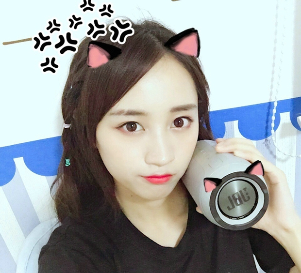 萌萌哒可爱女生自拍照片