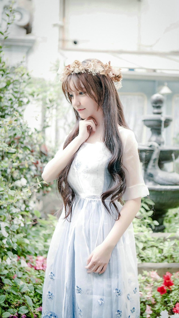 森林系唯美可爱女生图片