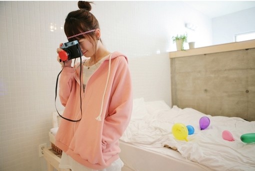 清纯淡雅女生好看意境图片