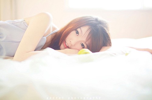 清纯淡雅女生好看意境图片