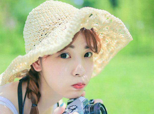 小清新可爱呆萌女生图片