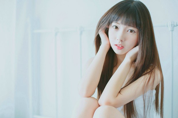 早安美女清新美丽图片