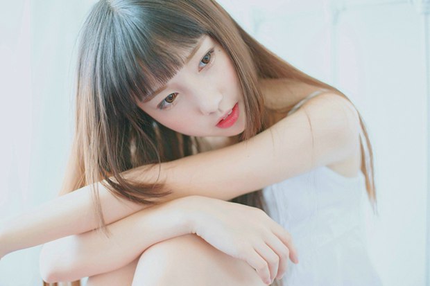 早安美女清新美丽图片