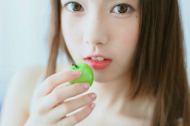 早安美女清新美丽图片