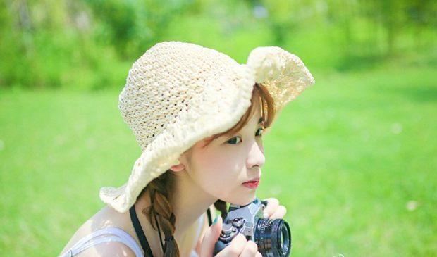 小清新可爱呆萌女生图片