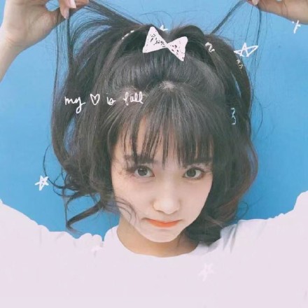 可爱女生微博头像图片小清新头像 第8张