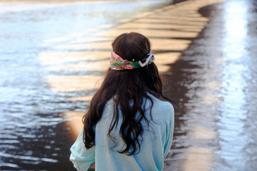 治愈系伤感女生背影美图