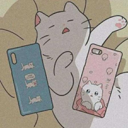 可爱小猫咪卡通女生头像图片