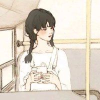 漫画情侣QQ头像一男一女