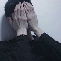 颓废男生微信头像