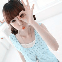 漂亮的韩国美女微信头像