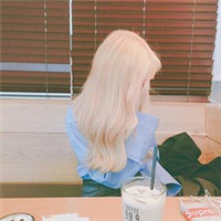 韩系原宿风彩色发型美女头像