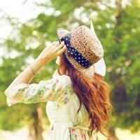 qq头像女生背影带帽子