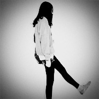 黑白唯美女生头像大全
