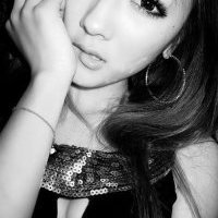 霸气女王黑白美女头像