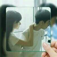 一组两张情侣文字头像