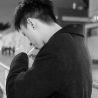 超帅气黑白男生QQ头像