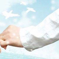 手牵手情侣头像一对两张爱情头像