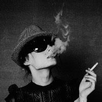 个性欧美美女黑白头像