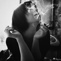 个性欧美美女黑白头像