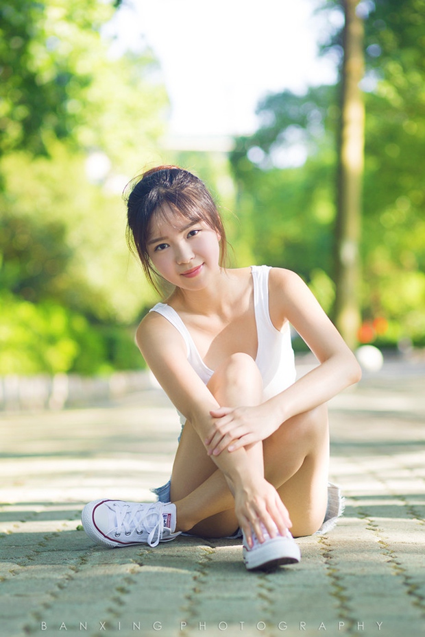 校园学生妹子夏日