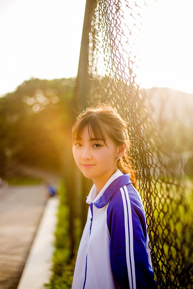青春可爱高中女生照片