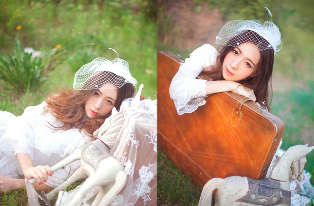 余陈秋子森女系唯美