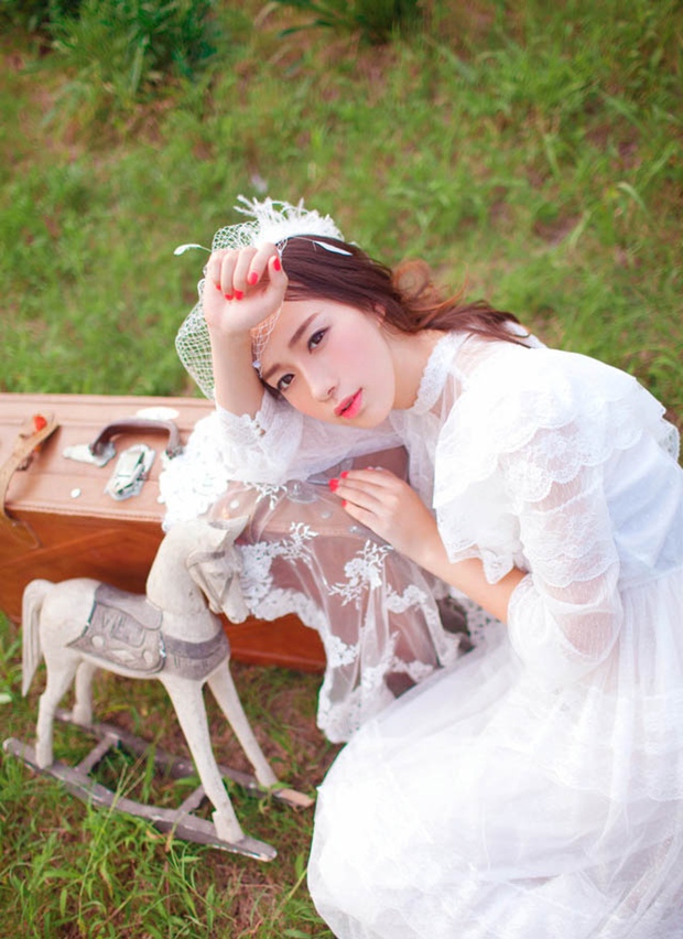余陈秋子森女系唯美