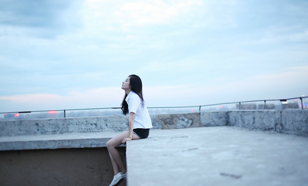 清纯美女王筱淇天台青春照片