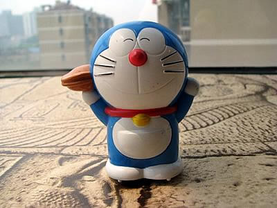 超萌的机器猫玩具图片