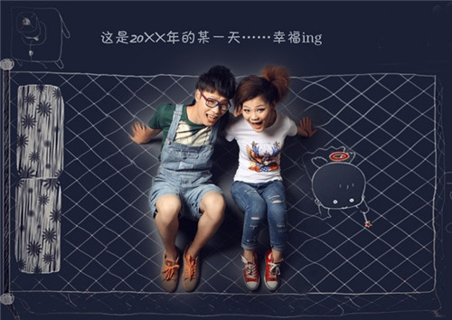 可爱创意爱情情侣照图片