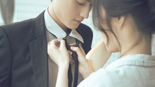 唯美小清新情侣恩爱图片