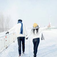 唯美恋人一对情侣微信头像图片