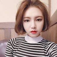 可爱女生头像短发图片齐耳短发