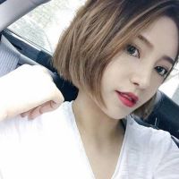 可爱女生头像短发图片齐耳短发