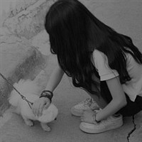 黑白系列伤感女生头像