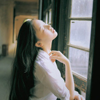 小清新美女QQ头像
